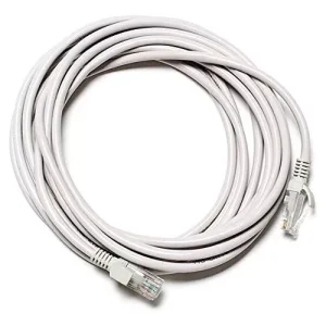 Patch Cord Utp Categoria 6 Color Blanco 10 Mts Uso Interior