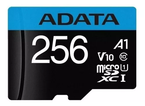 Tarjeta de memoria Adata AUSDX256GUICL10A1-RA1 Premier con adaptador SD 256GB