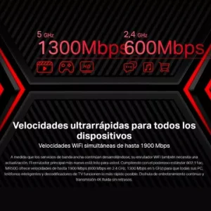 Router Gigabit Dualband Alta Cobertura Mr50g Garantía 4 Años