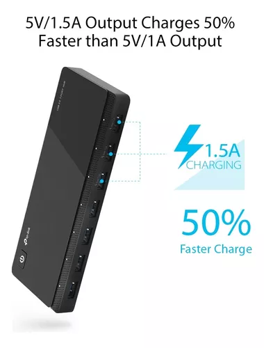 Hub Tp-link Usb 3.0 Concentrador Uh700 Con 7 Puertos 5 Gbps