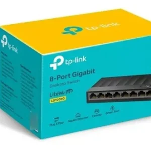 Mini Switch 8 Puertos Gigabit Plug And Play Tp-link Ls1008g