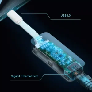 Tp-link, Adaptador De Red Usb C A Ethernet Gigabit, Ue300c