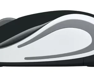 Mouse mini inalámbrico Logitech Color Collection M187 negro