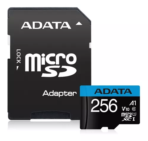 Tarjeta de memoria Adata AUSDX256GUICL10A1-RA1 Premier con adaptador SD 256GB - Imagen 2