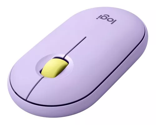 Mouse Inalámbrico Logitech Pebble M350 Lavanda Factura Elect - Imagen 2