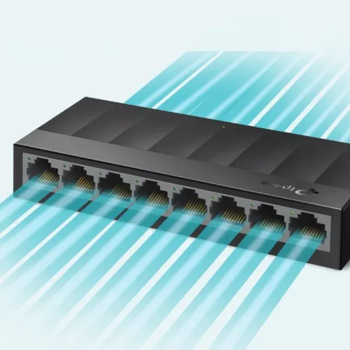 Mini Switch 8 Puertos Gigabit Plug And Play Tp-link Ls1008g - Imagen 4