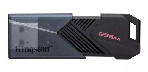 Memoria Flash Usb Kingston De 256 Gb 3.2 Exodia Onix Negra