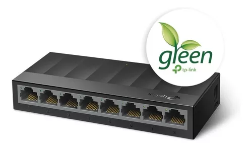 Mini Switch 8 Puertos Gigabit Plug And Play Tp-link Ls1008g - Imagen 8