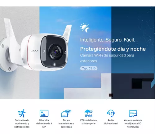 Cámara Seguridad Tapo C310 Exterior 3mp Wifi Rj45 Tp-link V2 - Imagen 8