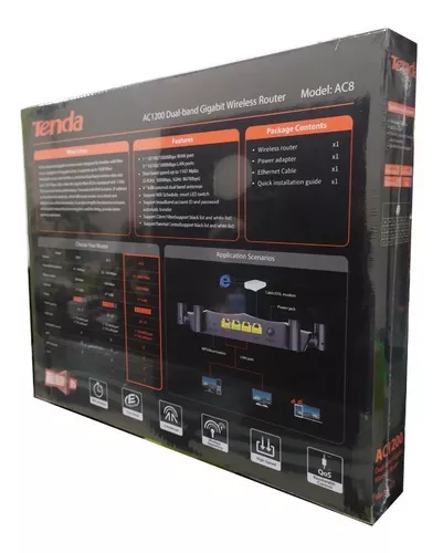 Router Wisp Access Point Repetidor Tenda Ac8 Ac1200 Dualband - Imagen 4